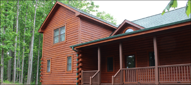 Log Home Staining in Chattooga County, Georgia